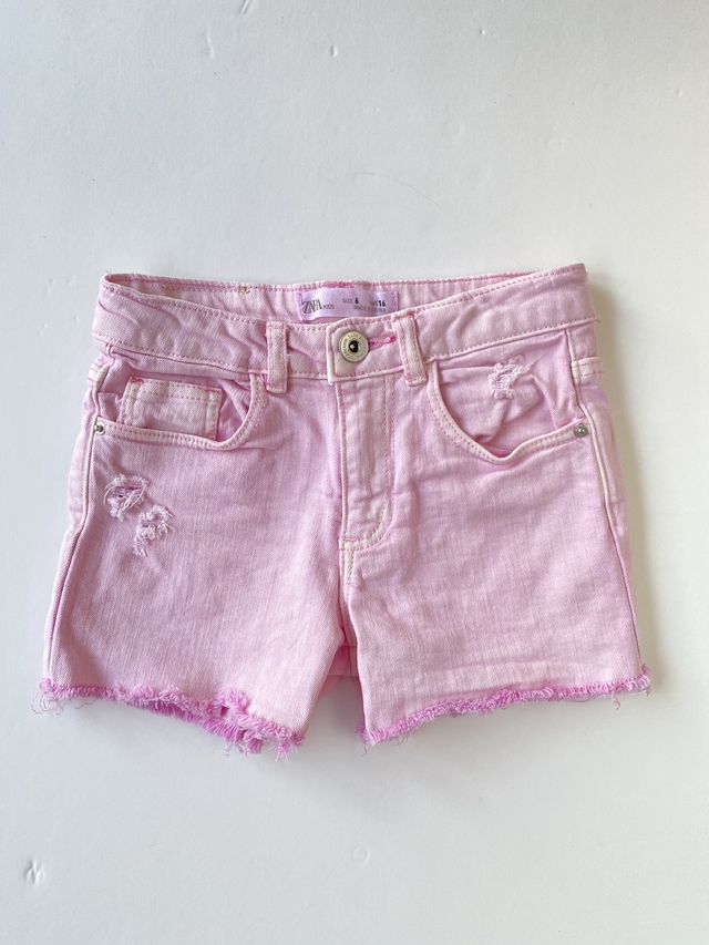 Zara - Short jean elastizado (T:6A)