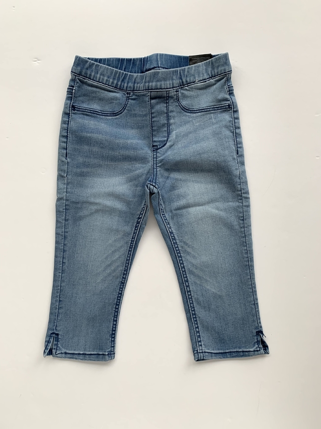 H&M - Leggings de jean elastizado 3/4(T:5-6A)