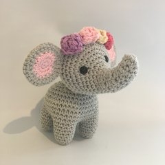 Elefante con flores