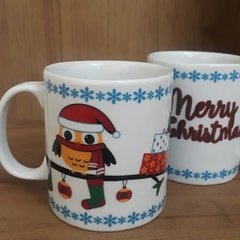 Caneca Coruja Natalina - comprar online