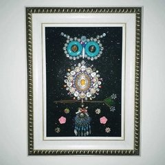 Exclusivo Quadro Coruja Mandala