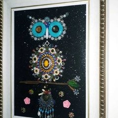 Exclusivo Quadro Coruja Mandala - comprar online