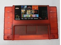Cartucho Fita Super Nintendo Snes 102 Em 1 Donkey Kong 1 2 3 Capa Vermelha