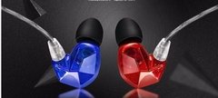 Fone Retorno/monitor Profissional Vsonic Vsd3 Azul Vermelho - TUDO PRA MULTIMIDIA