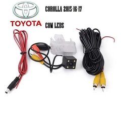 Camera Ré Toyota Corolla 2015/16/17 Integrado A Luz De Placa