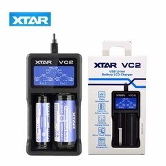 Carregador Pilhas Baterias Xtar Original Vc2 Com Visor