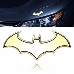 Imagem do Emblema Batman 3d Alto Relevo Metal Dark Knight Batmóvel
