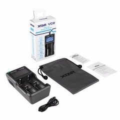 Carregador Pilhas Baterias Xtar Original Vc2 Com Visor - comprar online