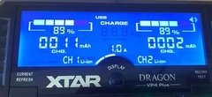 Carregador Recupera Pilha Bateria 18650 Xtar Vp4 Plus Dragon na internet