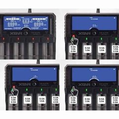 Carregador Recupera Pilha Bateria 18650 Xtar Vp4 Plus Dragon - TUDO PRA MULTIMIDIA