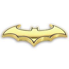 Emblema Batman 3d Alto Relevo Metal Dark Knight Batmóvel - loja online