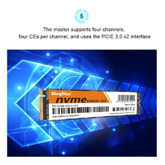 Kingdian m.2 nvme ssd m2 128gb 256gb 512gb 1tb tamanho 2280 pcie unidades de estado sólido interno para o portátil - comprar online