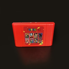 Novo super 64 retro cartão de jogo 340 em 1 cartucho de jogo para n64 vídeo game console - TUDO PRA MULTIMIDIA