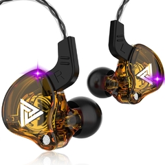 Qkz ak6 atr hd9 driver de cobre alta fidelidade esporte fones de ouvido para correr com microfone fone música