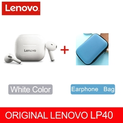Novo original lenovo lp40 tws fone de ouvido sem fio bluetooth 5.0 dupla estéreo redução ruído baixo controle toque longa espera 230mah na internet