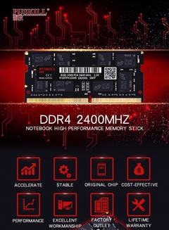 Imagem do Memoria Ram DDR4 PUSKILL 8 GB GB 16 4 GB 2400 mhz 2133 2666 mhz sodimm notebook portátil de alto desempenho memória