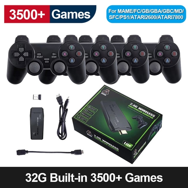 Controller Gamepad 2.4g Wireless 3.500 Classic Games Jogos