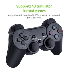 Console de jogos de vídeo 64g built-in 10000 jogos retro handheld console de jogos controlador sem fio jogo vara para ps1/gba criança presente de natal