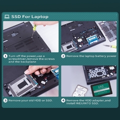 Weijinto ssd 120gb 240gb 128gb 256gb 512gb 480gb 960gb 360gb 2.5 polegadas 500gb 720gb 960gb 1tb interno estado sólido desktop portátil - TUDO PRA MULTIMIDIA