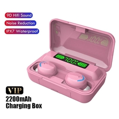 Tws bluetooth fones de ouvido 2200mah caixa carregamento fone fone 9d estéreo esportes à prova dwaterproof água com microfone - TUDO PRA MULTIMIDIA