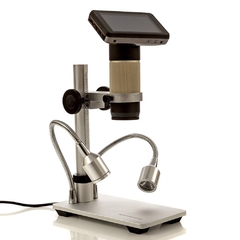 Câmera de microscópio digital adsm201, microscópio hdmi 3mp 1080 para reparo de pcb, us110v/eu220v, luzes duplas uv, filtro, suporte de metal