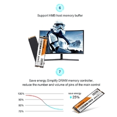 Kingdian m.2 nvme ssd m2 128gb 256gb 512gb 1tb tamanho 2280 pcie unidades de estado sólido interno para o portátil - loja online