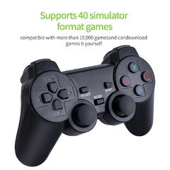 Console de jogos de vídeo 64g built-in 10000 jogos retro handheld console de jogos controlador sem fio jogo vara para ps1/gba criança presente de natal - loja online