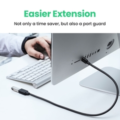 Ugreen usb cabo de extensão usb 3.0 cabo para smart computador portátil tv xbox um ssd usb 3.0 2.0 cabo extensor mini cabo de velocidade rápida - comprar online