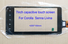 Tela touch de 6.95 polegadas 200*100mm sensor digitalizador livina sena gt911 6pin vios coroa camry corolla rav4 - comprar online