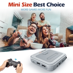 Console super retro x pro 4k hd da tevê de wifi consolas de jogos de vídeo para ps1/psp/n64/dc com 50000 + jogos com controladores sem fio de 2.4g - comprar online