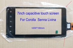 Tela touch de 6.95 polegadas 200*100mm sensor digitalizador livina sena gt911 6pin vios coroa camry corolla rav4