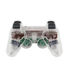 Controle sem fio para playstation 2, joystick dupla vibração, choque, usb, pc, controle de jogos