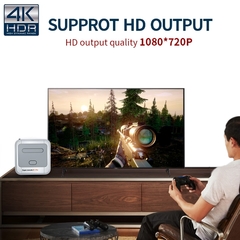Console super retro x pro 4k hd da tevê de wifi consolas de jogos de vídeo para ps1/psp/n64/dc com 50000 + jogos com controladores sem fio de 2.4g - loja online