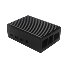 Case de liga de alumínio para raspberry pi 4b/3b, revestimento armadura de 4 cores com dissipador de calor para raspberry pi 4b/3b - comprar online