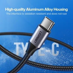 Ugreen usb c tipo de cabo c cabo de carregamento para xiaomi 11t pro samsung s21 usb c cabo de fio do telefone 3a qc3.0 usb tipo c carregador - comprar online