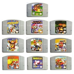 Cartucho de videogame para nintendo n64 us, cartucho para console, versão em inglês