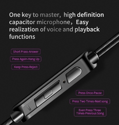 Qkz ak6 atr hd9 driver de cobre alta fidelidade esporte fones de ouvido para correr com microfone fone música - TUDO PRA MULTIMIDIA