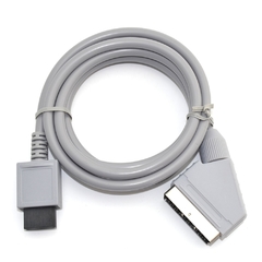 Cabo scart de vídeo hd hdtv com tomada eua/eu, para console w-ii na internet