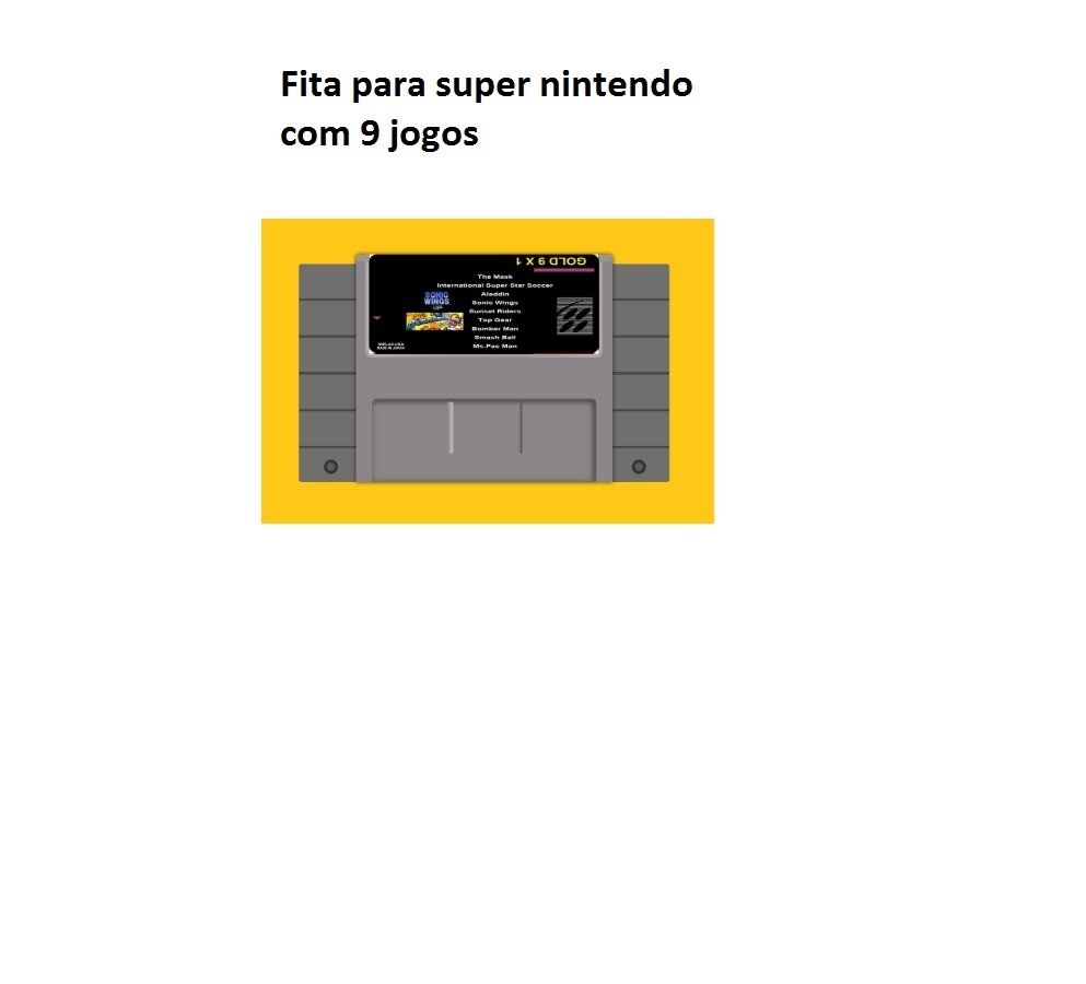 Cartucho / Fita para Super Nintendo – SNES – Super Bomberman