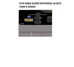 Cartucho Fita Super Nintendo 9 Em 1 Top Gear Aladin Bomberman - comprar online