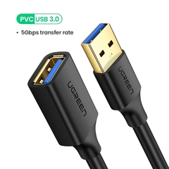 Ugreen usb cabo de extensão usb 3.0 cabo para smart computador portátil tv xbox um ssd usb 3.0 2.0 cabo extensor mini cabo de velocidade rápida - TUDO PRA MULTIMIDIA
