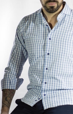 CAMISA ROCHAS CUADROS R2133 - comprar online