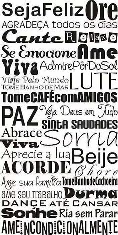 Placa MDF 3mm A4 Mensagem Seja Feliz Ore Agradeça todos os dias Cante Relaxe Se emocione Ame mod40 - Presentes Personalizados I Canecas, Camisas, Perfumes, Quadros, Almofadas