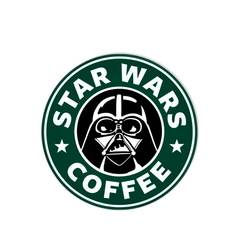 Camisa StarWars Darth Vader Coffe Branca - Presentes Personalizados I Canecas, Camisas, Perfumes, Quadros, Almofadas