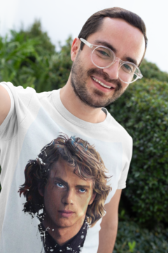 Camiseta personagens Guerra nas Estrelas Anakin Skywalker na internet