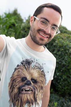 Camiseta Personagens Guerra nas Estrelas Chewbacca na internet