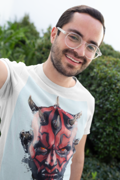 Camiseta Personagens Guerra nas Estrelas Darth Maul na internet