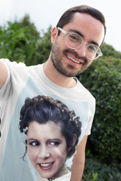 Camiseta Personagens Guerra nas Estrelas Princesa Leia Organa na internet