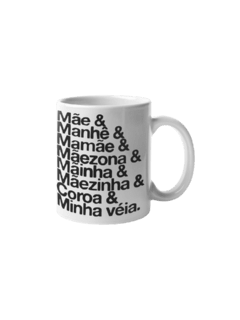 Caneca Dia das Mães Porcelana Branca mod6 - comprar online