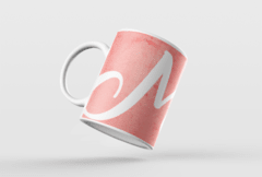 Caneca Dia das Mães Porcelana Branca mod2